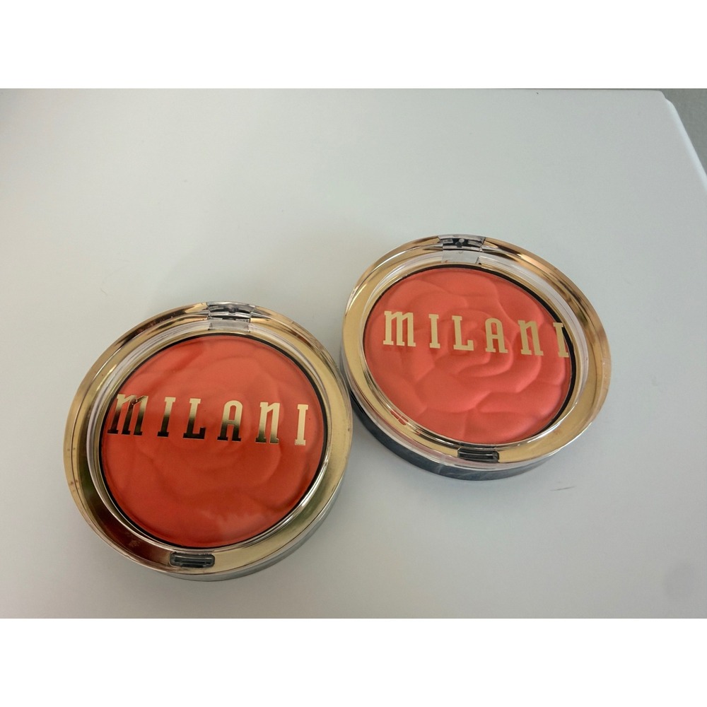 Milani Rose Powder Blush 05 Coral Cove Lot of 2‎ 0.60oz Matte NWT